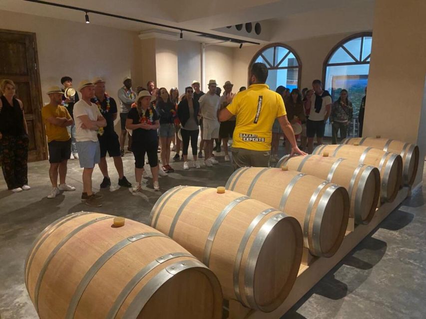 From Heraklion: Matala Beach - Caves & winery Full Day tour - Lunch in a local taverna