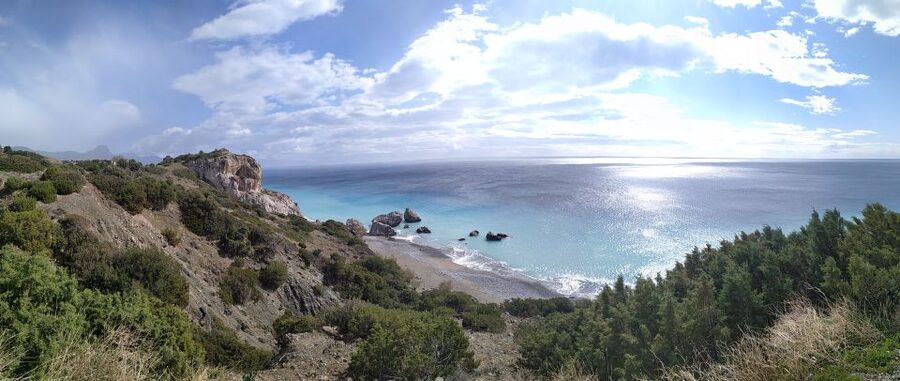 From Heraklion: Matala Beach - Caves & winery Full Day tour - The long coffee break and the ride home