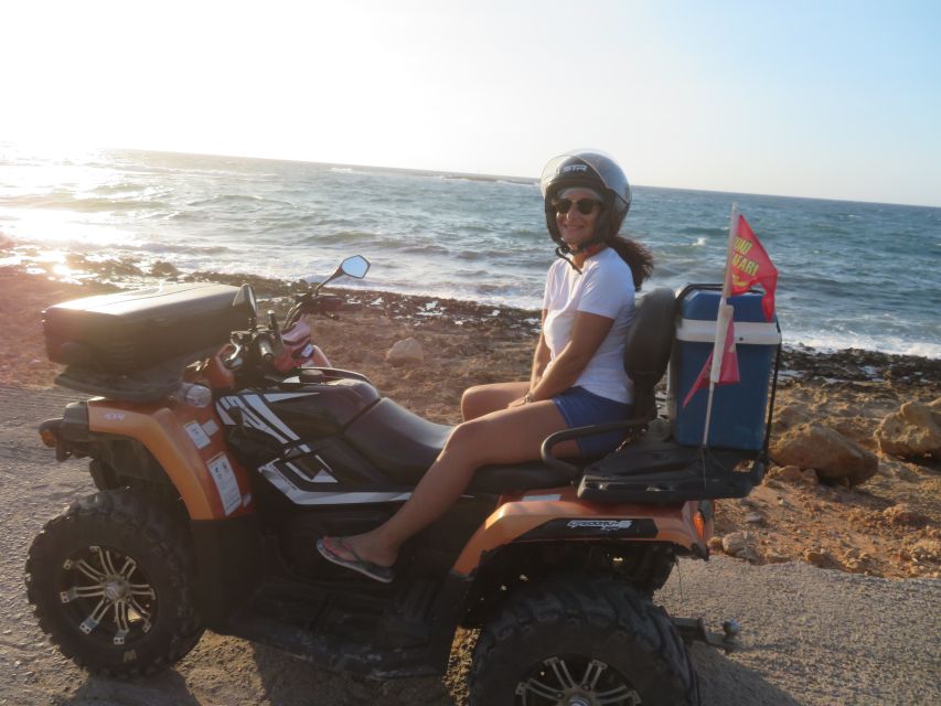 From Hersonissos/Malia: Guided Sunset Quad Safari - Sisi and Saint Peter: the route turns rural