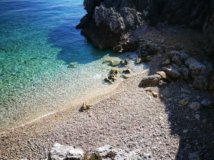 From Kefalonia: Blue Cave Boat Cruise & Shipwreck Photo Stop - Entering the Blue Caves near Zakynthos