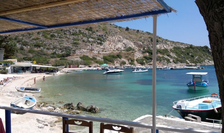 From Kefalonia: Blue Cave Boat Cruise & Shipwreck Photo Stop - Poros Port and the first 40 minutes at sea