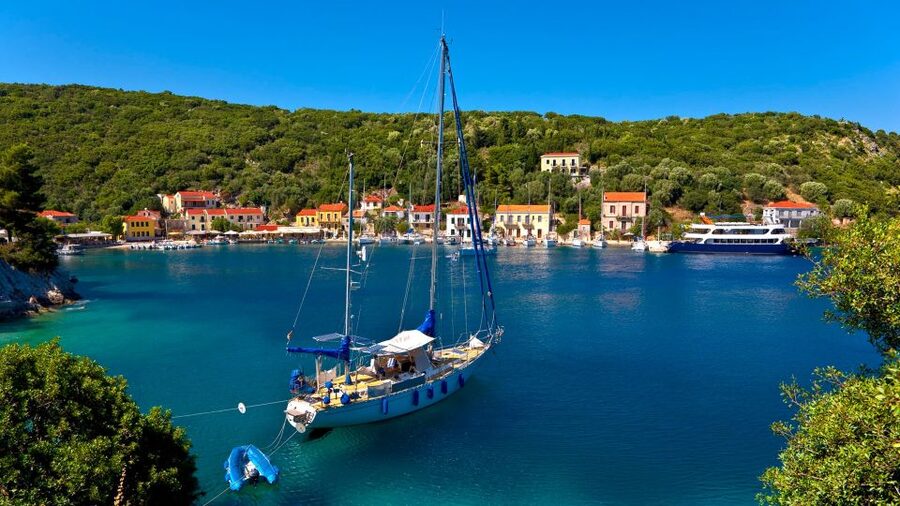 From Kefalonia: Day Trip to Ithaki Island with a Swim Stop - The crossing from Poros to Vathy