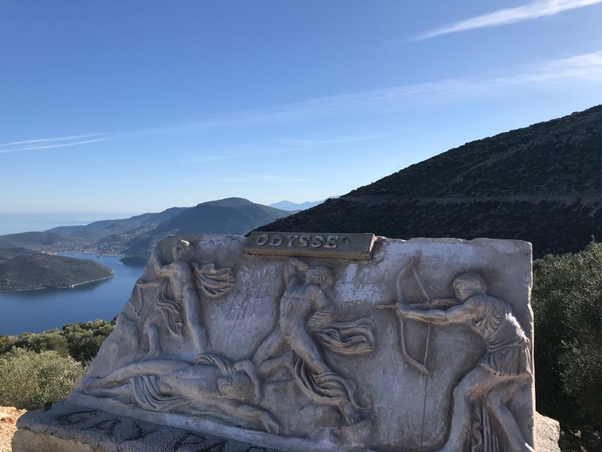 From Kefalonia: Ithaca Island Full-Day Bus Tour - Kioni: two hours for lunch, walking, and the sea