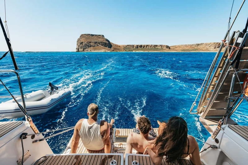 From Kissamos: Balos Gramvousa Sailing Cruise with Lunch - Gramvousa: castle views and a first swim