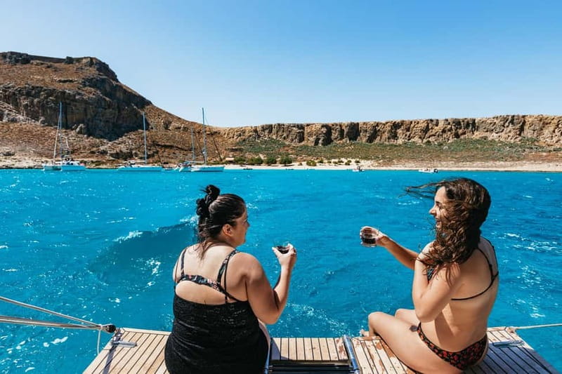 From Kissamos: Balos Gramvousa Sailing Cruise with Lunch - Balos Lagoon: the water is the star