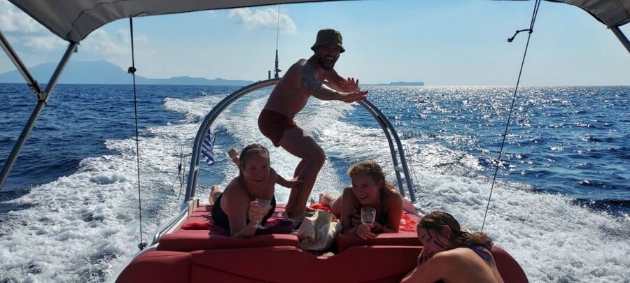 From Kissamos Port: Balos and Gramvousa Private RIB Cruise - What is included on the boat