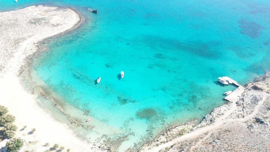 From Kissamos Port: Balos and Gramvousa Private RIB Cruise - Balos Lagoon, white sand and clear water