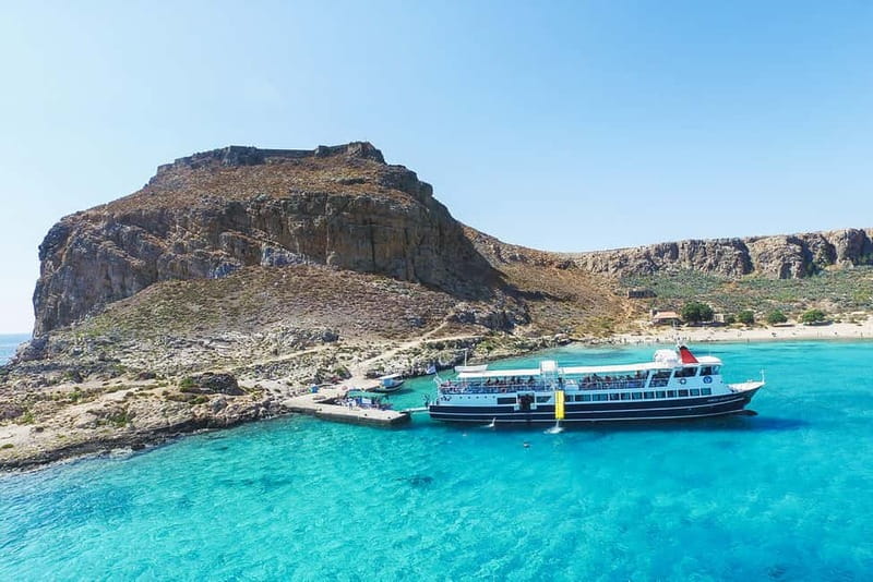 From Kissamos Port: Boat Cruise to Balos Lagoon & Gramvousa - From Kissamos Port, a full day on the water