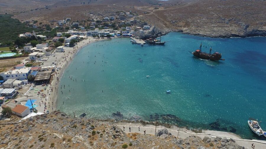 From Kos: 3-Island Pirate Cruise with Lunch and Waterslide - Music, drinks, and the boat atmosphere