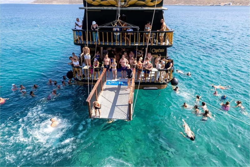 From Kos:A full day cruise in the newest luxury vessel! - Plati: the day’s best swimming break