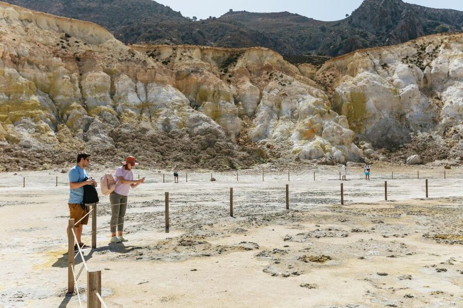 From Kos: Nisyros Island Volcano and Panagia Spiliani - Starting at Kardamena and crossing the Aegean