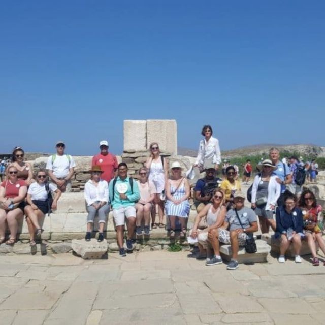 From Mykonos: Ancient Delos Tour - The Terrace of the Lions and the Sacred Way