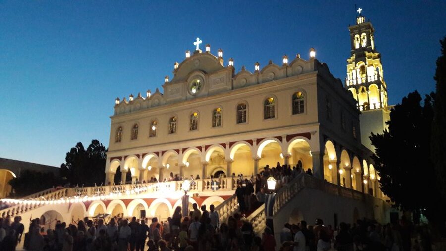From Mykonos: Full-Day Trip to Tinos Island - Panagía Evangelístria and Tinos’s religious heart