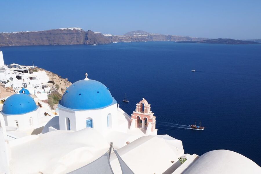 From Naxos: Full-Day Boat Trip to Santorini - Sailing into Athinios Port