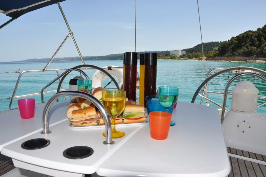 From Nea Fokea: Chalkidiki 6-Hour Cruise by Sailing Boat - What is included for $89