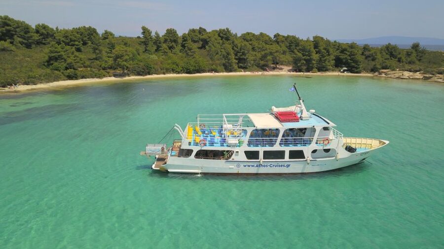 From Ouranoupoli: Blue Lagoon Two Island Cruise - Key points at a glance