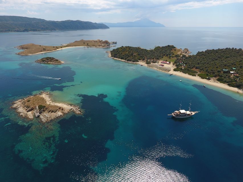 From Ouranoupoli: Blue Lagoon Two Island Cruise - Swimming near uninhabited Diaporos Island