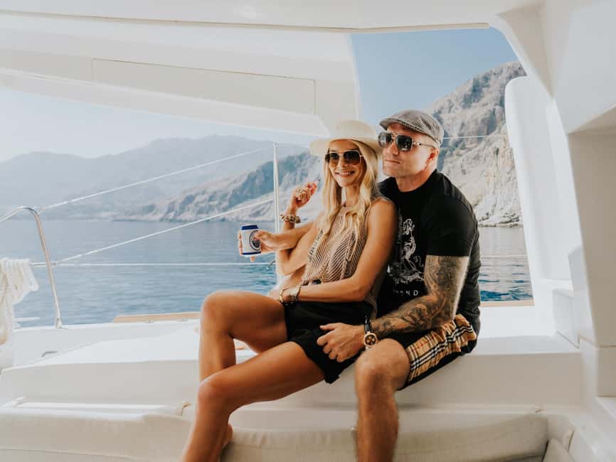 From Panormo: Luxe All-Inclusive Catamaran Cruise with Lunch - FAQ