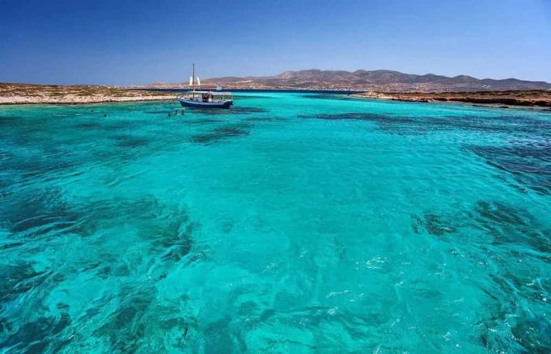 From Paros : Antiparos and Despotiko Full Day Cruise - Antiparos from the water