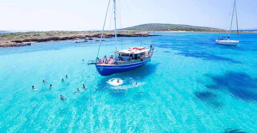 From Paros: Antiparos and Despotiko Full-Day Swim Cruise - A seven-hour escape from Paros by boat