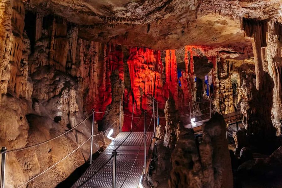 From Rethymno: Arkadi, Margarites, Melidoni Cave, and Axos - Melidoni Cave, mythology, and one hour underground