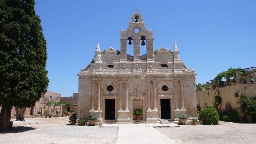From Rethymno: Arkadi, Margarites, Melidoni Cave, and Axos - Arkadi Monastery and Crete’s resistance story