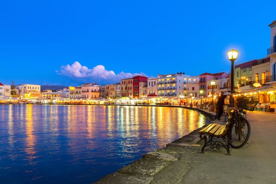 From Rethymno: Full- or Half-Day Trip to Chania - The Venetian Port at midday
