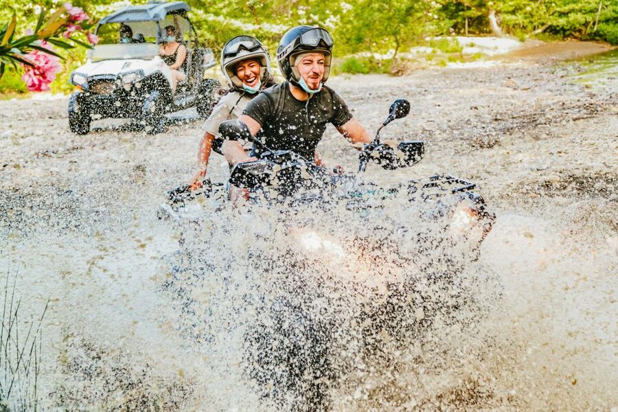 From Rethymno: Half-Day Quad Bike Safari - Coffee at Café Gidospito beside Lake Potami