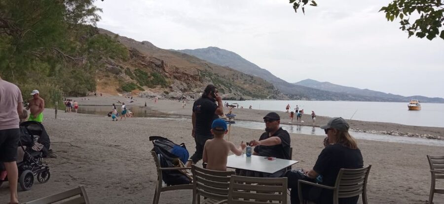 From Rethymno: Kourtaliotiko, Preveli Palm Beach, & Damnoni - Making the most of two hours at Damnoni