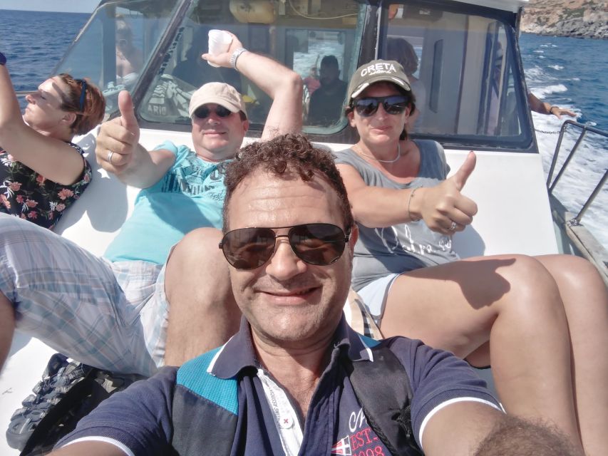 From Rethymno: Kourtaliotiko, Preveli Palm Beach, & Damnoni - The bus ride and the people running the day