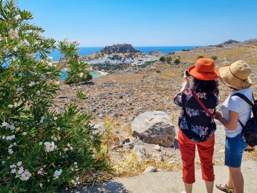 From Rhodes: Lindos Round-Trip Bus Transfer with Free Time - The Amphitheatre Hill photo stop