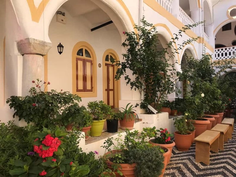 From Rhodes: Symi Island and Panormitis Monastery Day Trip - The seasonal Nymporio Bay swim stop