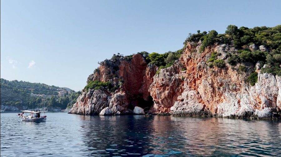 From Skiathos: Skopelos and Alonissos Boat Trip with Stops - The swim stop at Kastani Beach