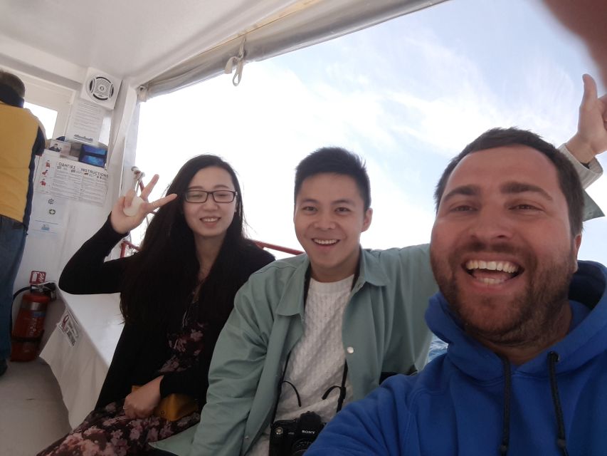 From St.Nikolaos: Boat Cruise to Navagio Beach & Blue Caves - Seeing the Blue Caves from below