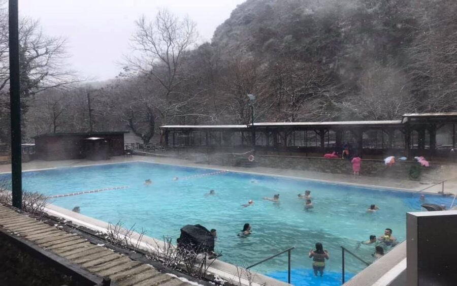 From Thessaloniki: Pozar Thermal Baths & Edessa Day Trip - Two and a half hours in the Pozar hot springs