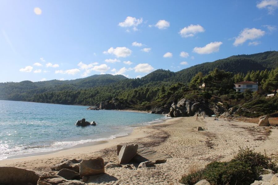 From Thessaloniki: Sithonia Beaches and Scenic Villages Tour - Kalamitsi adds another swimming option