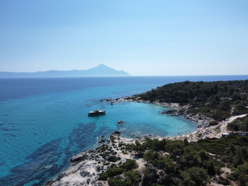 From Thessaloniki: Sithonia Beaches and Scenic Villages Tour - Neos Marmaras finishes with town views