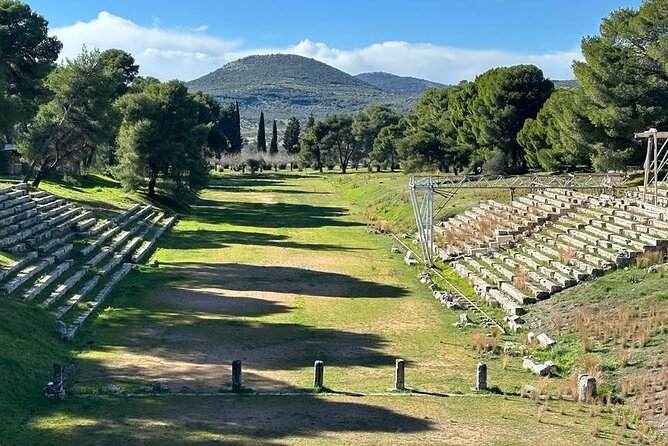 Full Day Biblical Ancient Corinth Canal Mycenae Epidauvro Nafplio - Palamidi and the first views of Nafplio