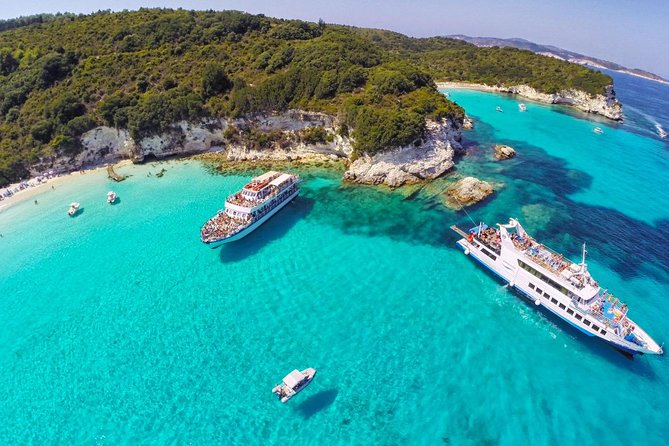 Full-Day Boat Tour of Paxos Antipaxos Blue Caves from Corfu - Mesovrika Beach and the Antipaxos swim