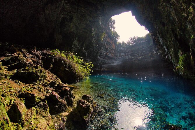 Full-Day Fiskardo Island Guided Tour [From Kefalonia] - Drogarati Cave, a grand natural chamber