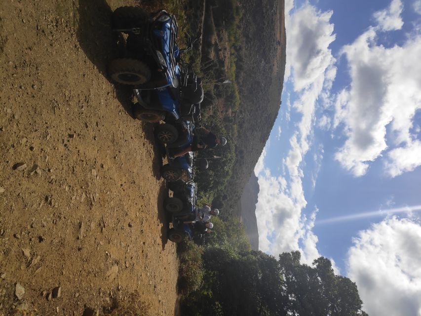 Georgioupolis Quad ATV Safari - The quad ride: dirt roads, hills, and village lanes