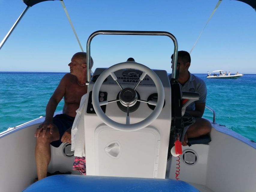 Georgioupolis: Rent a Boat Safari Sea Tour - Omprogialos Bay is the main reward
