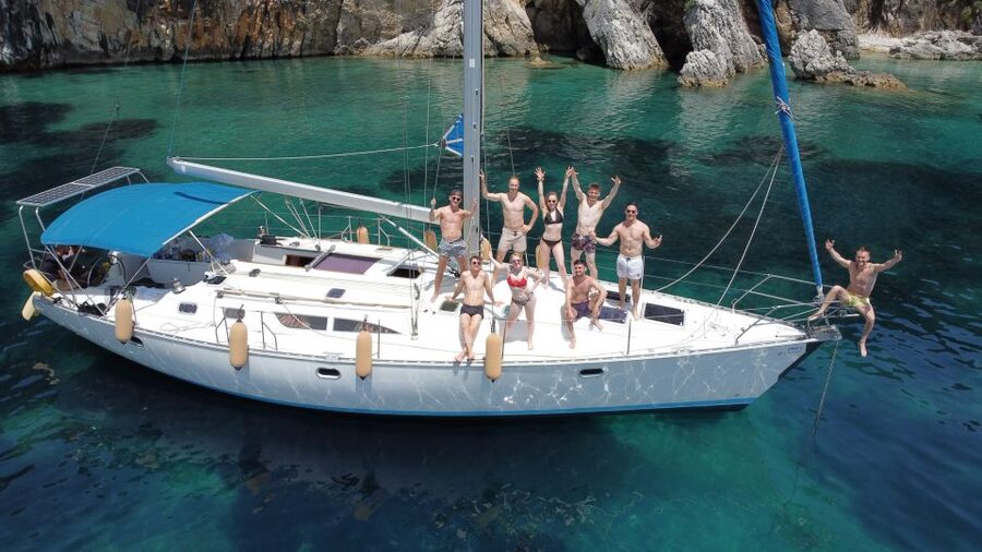 Gouvia: Corfu Island Sailing Trip with Snack and Soft Drinks - What the five hours feel like