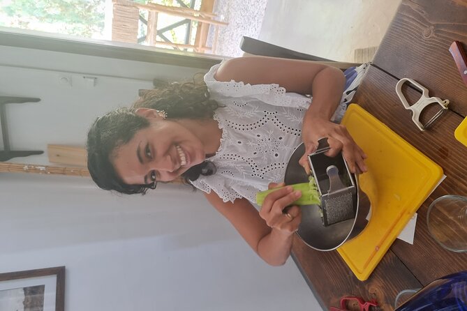Greek Cuisine Cooking Class in Santorini with Recipes and Wine - Getting to Megalochori and planning the day