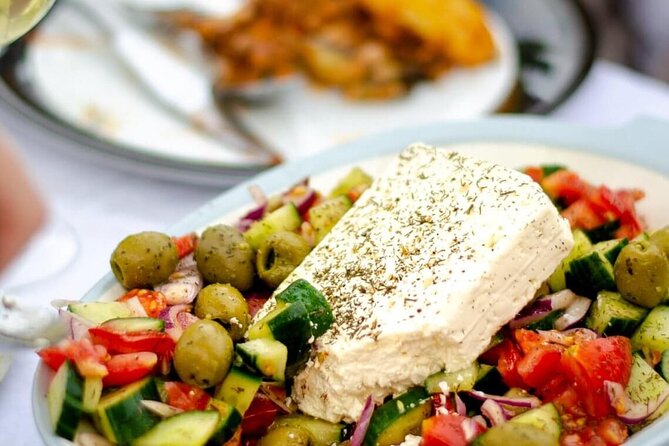 Greek Cuisine Cooking Class in Santorini with Recipes and Wine - A class built around turns, not four personal workstations