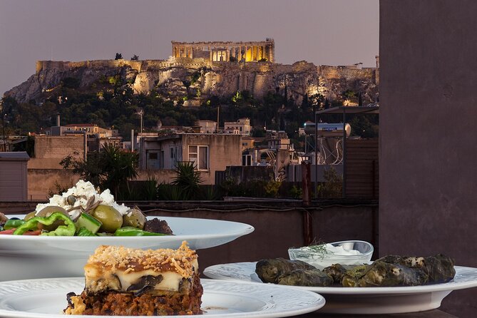 Greek Meze Cooking class and dinner with an Acropolis view - Meeting Marilena and learning the menu