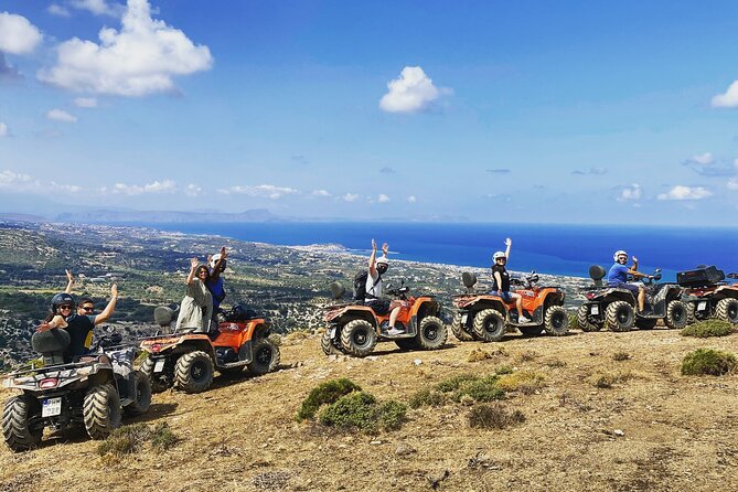 Half-Day Rethymno Quad Safari - Getting ready at the Rethymno meeting point