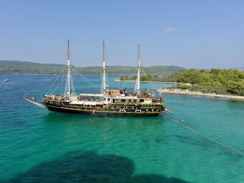 Halkidiki: Blue Lagoon Cruise on a Pirate's Boat - Starting at Ormos Panagias with the Menia Maria III