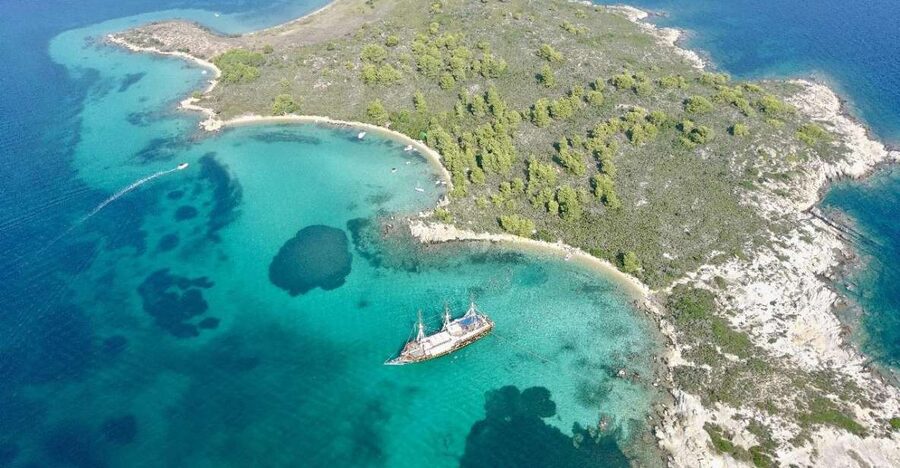 Halkidiki: Blue Lagoon Cruise on a Pirate's Boat - Blue Lagoon: the day’s main swim