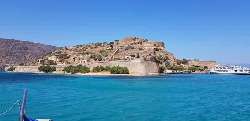 Heraklion Areas : Elounda Boat Trip -The Authentic - Barbarossa Cave and the pirate story